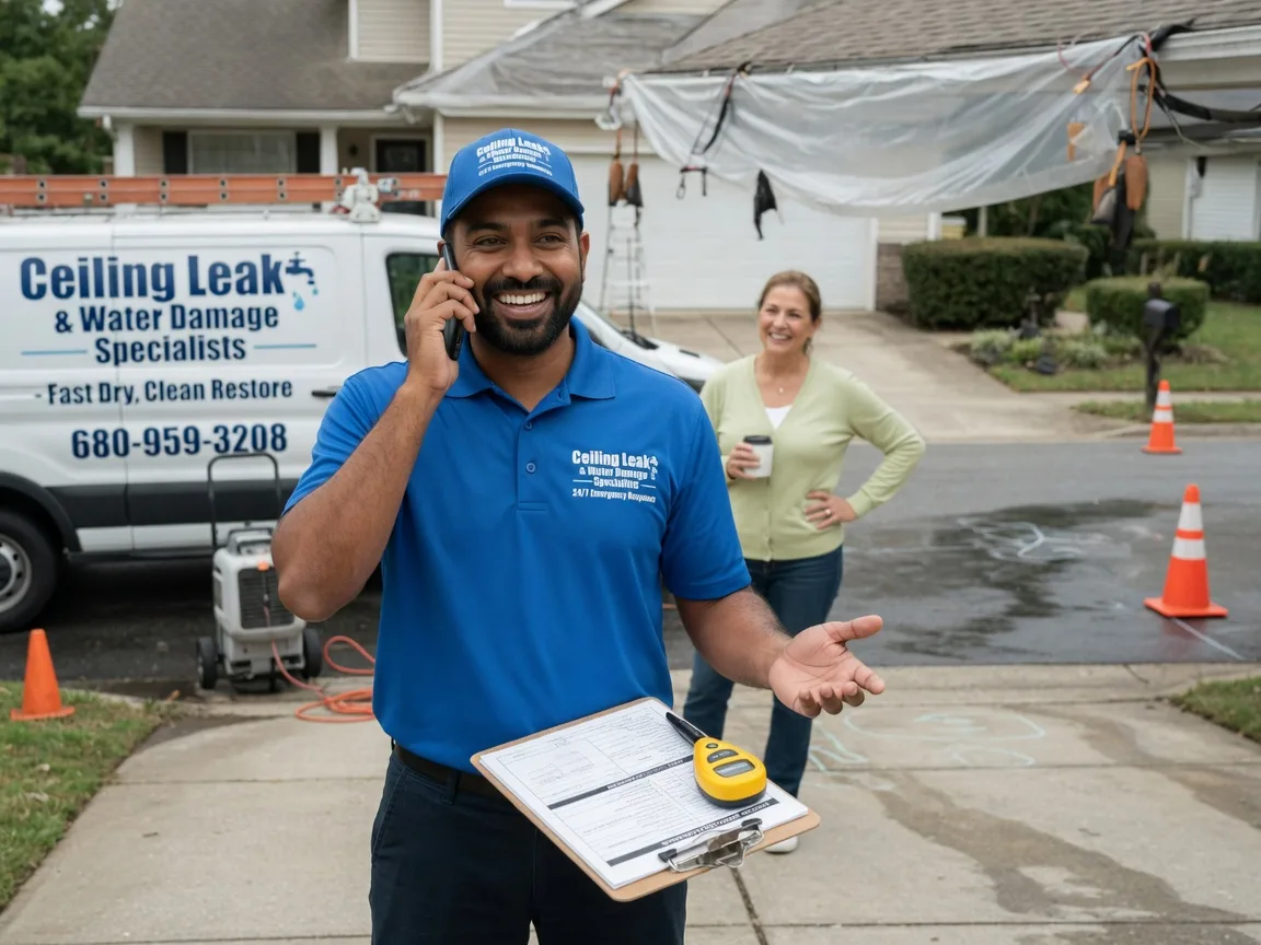 Ceiling Leak Cleanup Quecreek, PA FAQs
